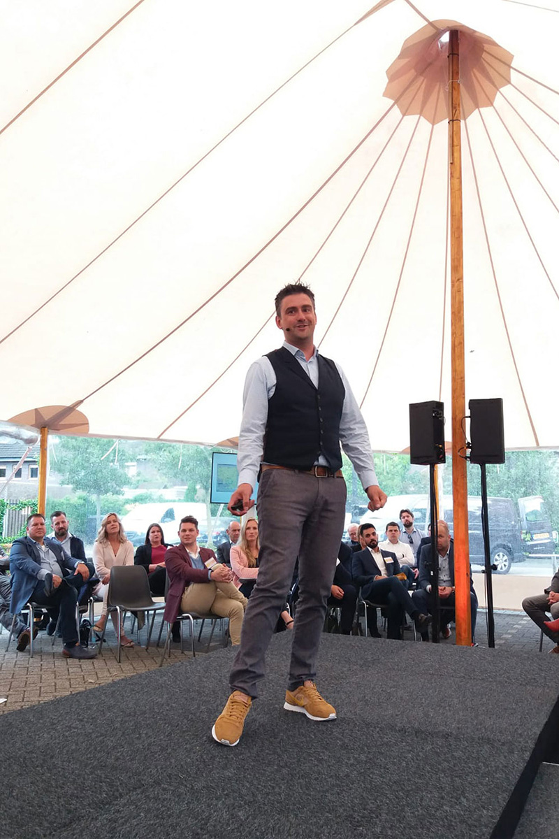 Darren Tebbit van Altares Dun & Bradstreet - Credit Summer Event 2019 - Veghel - Bierens Incasso Advocaten
